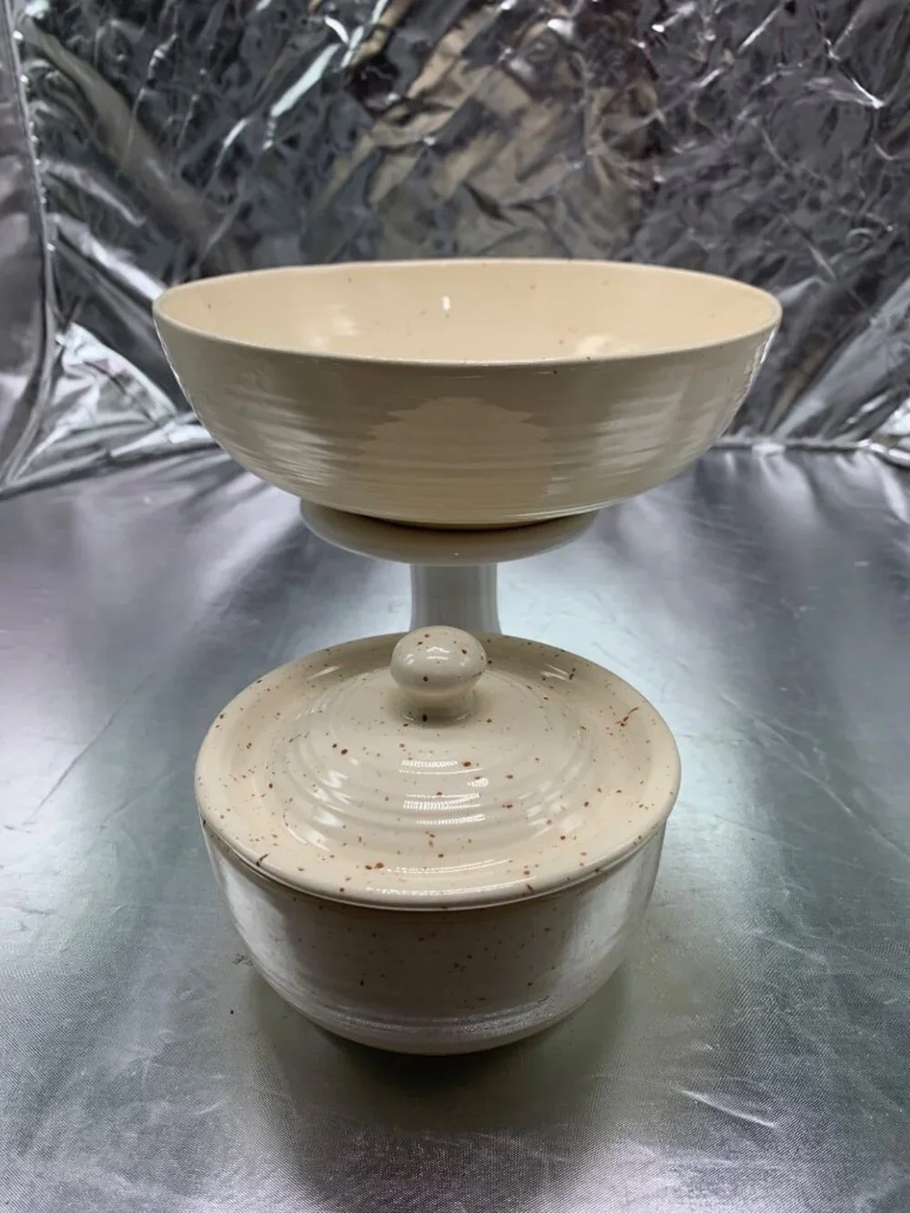 1950s 3 Piece Franciscan USA Pottery 4.5